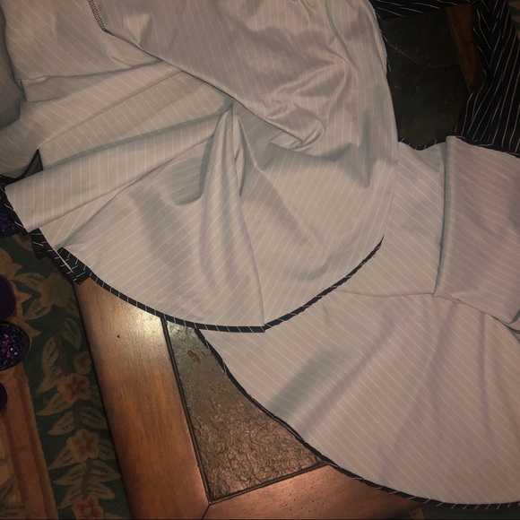 FLIRTY Full bellbottom! Black and white pinstripe, EUC! Size S. Pristine! - Picture 8 of 10